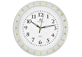 Часы настенные Atlantis 29*29 GD-8520 серебро