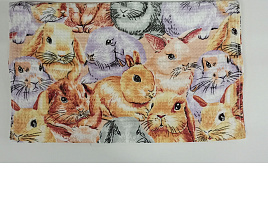 Полотенце 50*90 Кролик (рубчик)