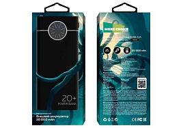 Аккумулятор внешний MORE CHOICE PB40-20 20000mAh Black