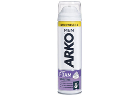Пена для бритья Arko  200мл Sensitive Экстра М 0043