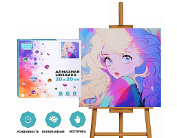 Алмазная мозаика 20*20 MKA2020-38 Девушка