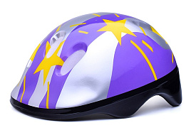 Шлем защитный 00-3801 Звезды фиолетовый