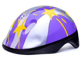 Шлем защитный 00-3801 Звезды фиолетовый