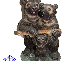 Фигурка садовая Медвежья семья ЛЗ-16 48*33*24см