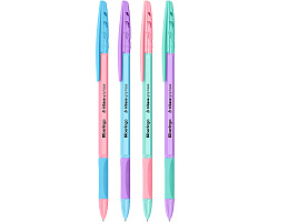 Ручка Berlingo 70966 "Tribase grip haze" синяя, 0,7мм, грип, ассорти