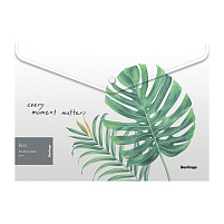 Папка-конверт с кнопкой Berlingo EFb_A4801 "Eco" A4, 180мкм, с рисунком