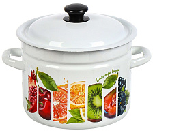 Кастрюля эмаль 6л 41804-182/6-У4 Палитра вкуса