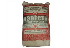 Известь пушонка 30кг