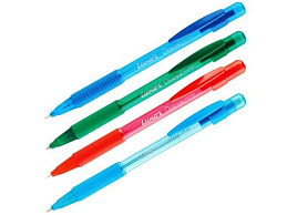 Карандаш механический Luxor 15600/12Box "ClickRite" 0,5мм, с ластиком, грип, ассорти