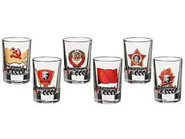 Набор стопок 6шт 1250-Д СССР 50мл