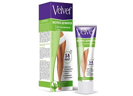 Депилятор Вельвет 100мл.Экспресс для чувствительной кожи