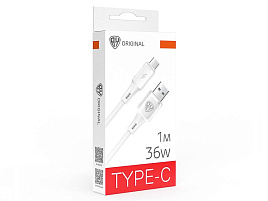 Кабель USB(A)-Tupe-C BY 931-610 белый