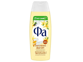 Гель д/душа FA  М Yoghurt Ван.мед 250мл(Shw)8020