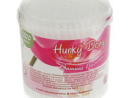 Ватные палочки Hunky Dory 200шт банка 3374