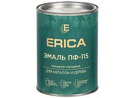 Эмаль ПФ-115 синяя 0,8кг Erica