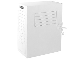Накопитель документов Папка с завязками OfficeSpace 225437 микрогофрокартон, 150мм, белый, до 1400л.