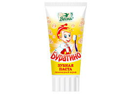Зубная паста Детская Буратино 75гр.Лимонадный взрыв М(Самара)0954