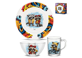 Набор для завтрака детский КРС-2464 Енотики