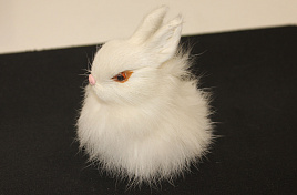 Сувенир Кролик мех №20 9*6см