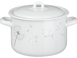 Кастрюля эмаль 4,3л 894-581 Одуванчик С-16141/4Э