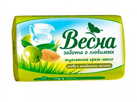 Мыло Весна 90г Олива и минд.молочко (Самара)6088