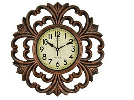 Часы настенные Atlantis 40*40 326-5 бронза