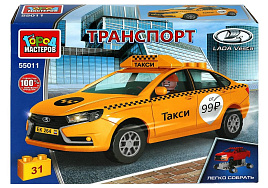 Конструктор Брик 55011-KK LADA vesta ТАКСИ 31дет