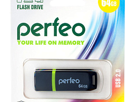 Флеш-драйв Perfeo USB 64Gb C11 белый
