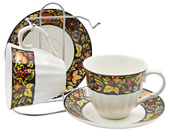 Сервиз чайный C03-Z316 4М на мет.подст. 4пр+скидка