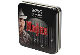 Настольная игра ТРИ СОВЫ НИ_47629 "Мафия", 14 карточек, метал. коробка