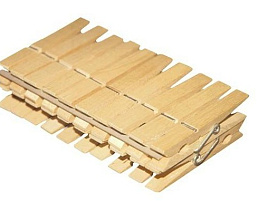 Прищепки деревянные 20шт Азур Эко 915290