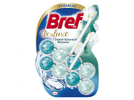 Блок для унитаза БРЕФ 2*50гр. Deluxe Пленит.жасмин шарики 7111