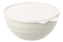 Миска пластик 3,7л 431296730/7954 WAVE с крышкой светло-серый