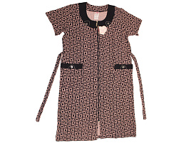 Белье халат жен. №7 на молнии стразы 60р-р