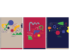 Тетрадь 96л. А4 на спирали  Т4гр96_лм 11927 "Все по плану", матовая ламинация