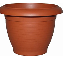 Кашпо цветочное 1л Терра 049235/1519 терракот