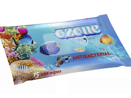 Влажные салфетки Ozon 15шт Морская свежесть М