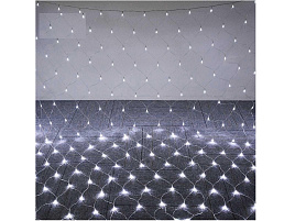 Электрогирлянда сетка 160л светодиод белая 1,5*1,5м B-18