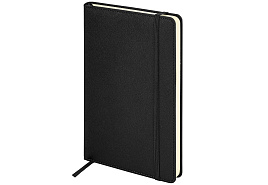 Ежедневник А5 BRAUBERG 116255 "Base", под кожу, 160 л., черный