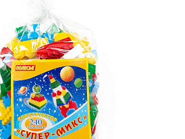 Конструктор 6790 Самоделкин Супер-микс 240 элем.