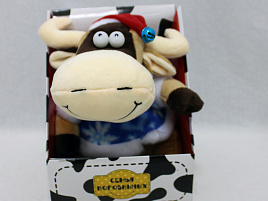 Мягкая игрушка Бык в  колпаке