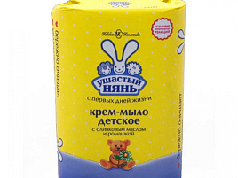 Мыло Ушастый нянь 90г Ромашка и оливк.масло(НК)485/10197