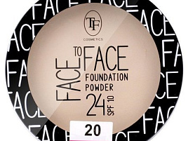 Пудра Триумф СТР20 Face to face т.20 слоновая кость