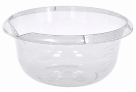 Миска пластик 3л 400300 прозрачная