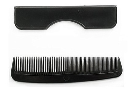 Расческа однорядная мужская 25-10 в чехле