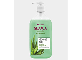 Мыло жидкое Eclair Silqua 830мл.дозатор крем Алоэ