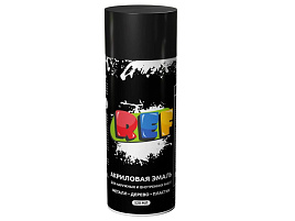 Эмаль-аэрозоль черная 520мл REF 0767