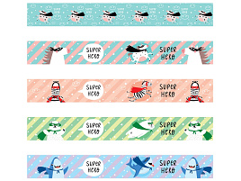 Закладки магнит. д/книг ArtSpace 339176 "Super Hero", 25*195мм, блестки