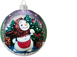 Шар 80 Снеговишка с коромыслом КР-80-224270