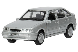 Машина металлическая 2114-11-SR LADA lada 2114 длина 10,5 см, инерц, серебристый, кор.